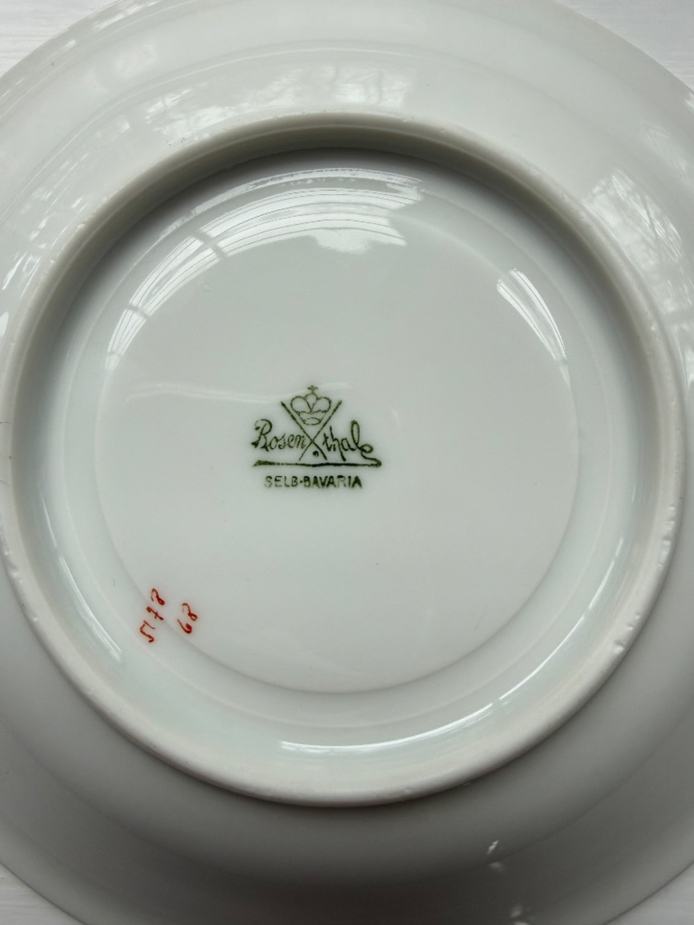 vintage porcelain dishes (set of 2) - Picture 3 of 7